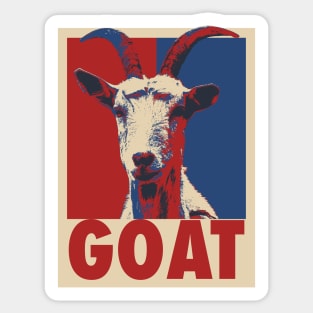 Goat Pop Art Style Sticker